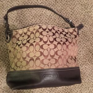 Vintage Coach large bucket bag